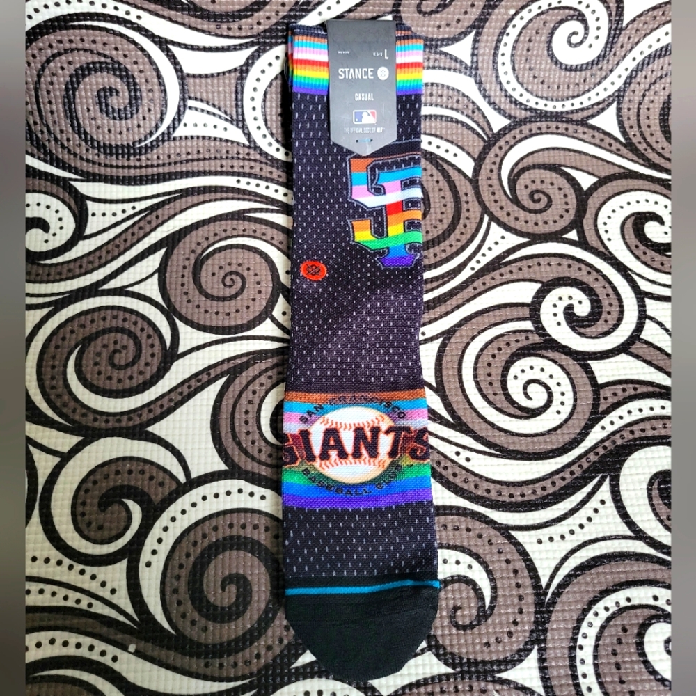 Stance Black "GIANTS" Socks